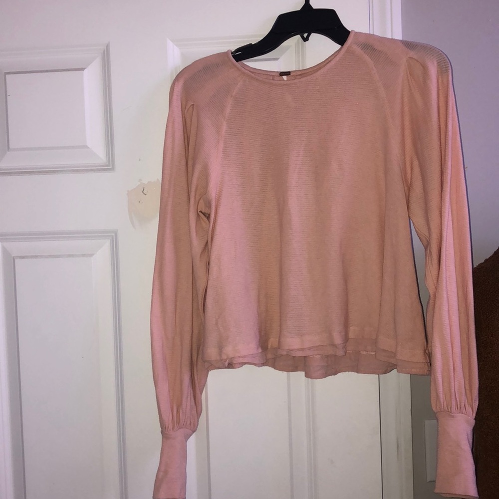 Free people pink top